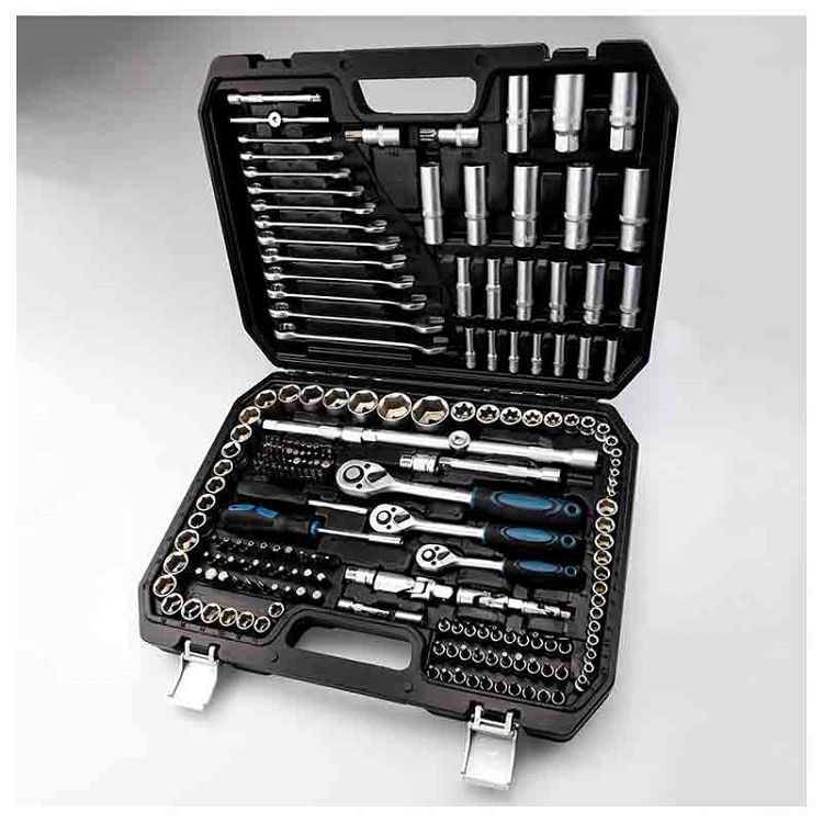 BORMANN Pro BHT5220 ΚΑΡΥΔΑΚΙΑ 1/2'', 1/4'' & 3/8'' ΜΕ ΚΑΣΤΑΝΙΑ ΚΑΙ ΠΡΟΕΚΤΑΣΗ 215ΤΕΜ (028246)