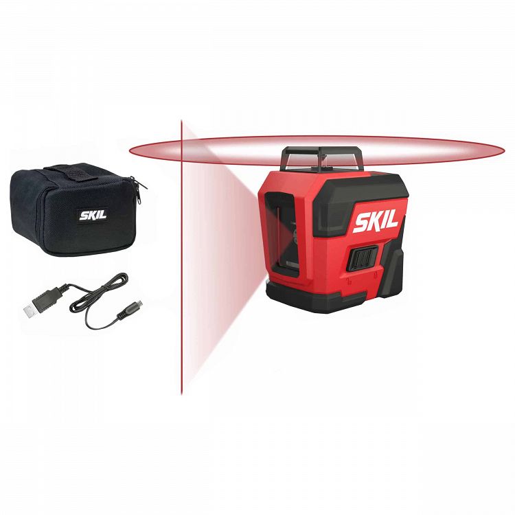 ΑΛΦΑΔΙ LASER 360o & ΚΑΘΕΤΗ ΓΡΑΜΜΗ ΚΟΚΚΙΝΟ 1960DA 20M SKIL