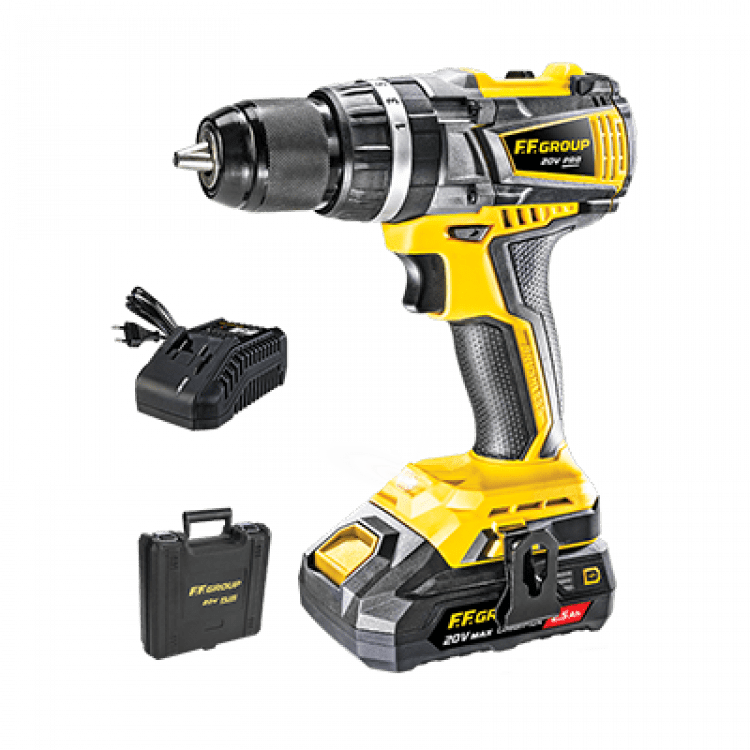 ΔΡΑΠΑΝΟΚΑΤΣΑΒΙΔΟ ΚΡΟΥΣΤΙΚΟ ΜΠΑΤΑΡΙΑΣ CHD/60-BL 20V PRO FFGROUP (1Χ2,5ΑΗ)