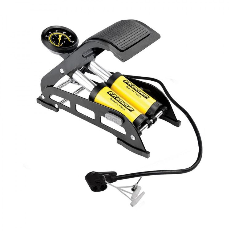 F.F. Group 45509 Τρόμπα Ποδιού με Μανόμετρο