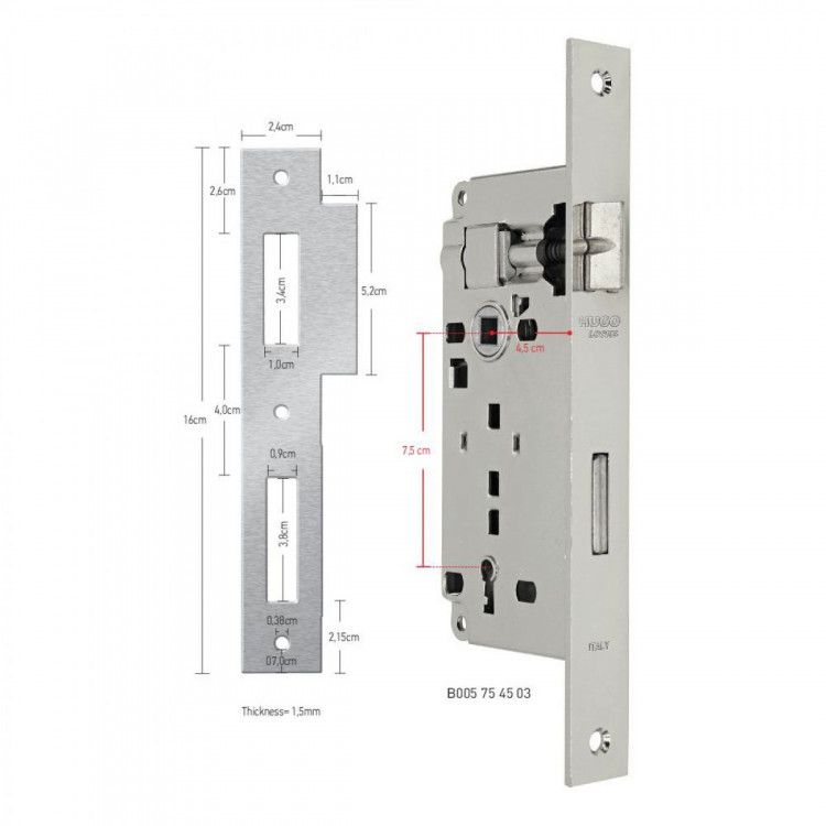 ΚΛΕΙΔΑΡΙΑ ΜΕΣΟΠΟΡΤΑΣ Κ45-75 HUGO