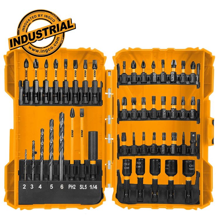 Επαγγελματικό Σετ 45 Τεμ. Μύτες AKDL24502 INGCO