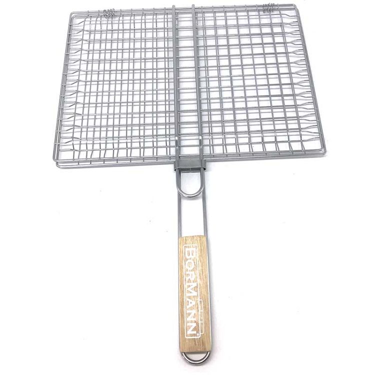 Bormann Σχάρα Inox Διπλή BBQ1012 35x25cm
