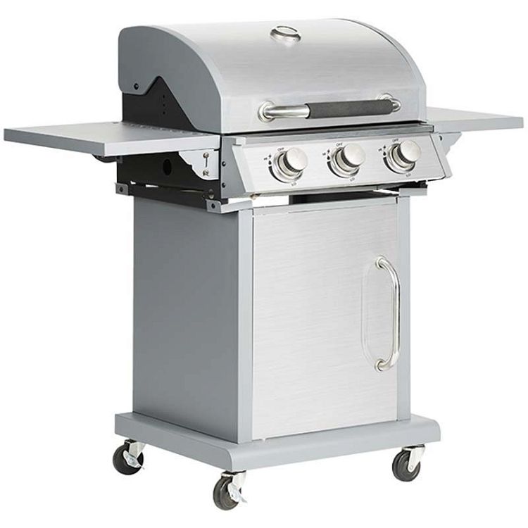 Bormann Ψησταριά Υγραερίου Μαντεμένια Σχάρα με 3 Εστίες BBQ5030