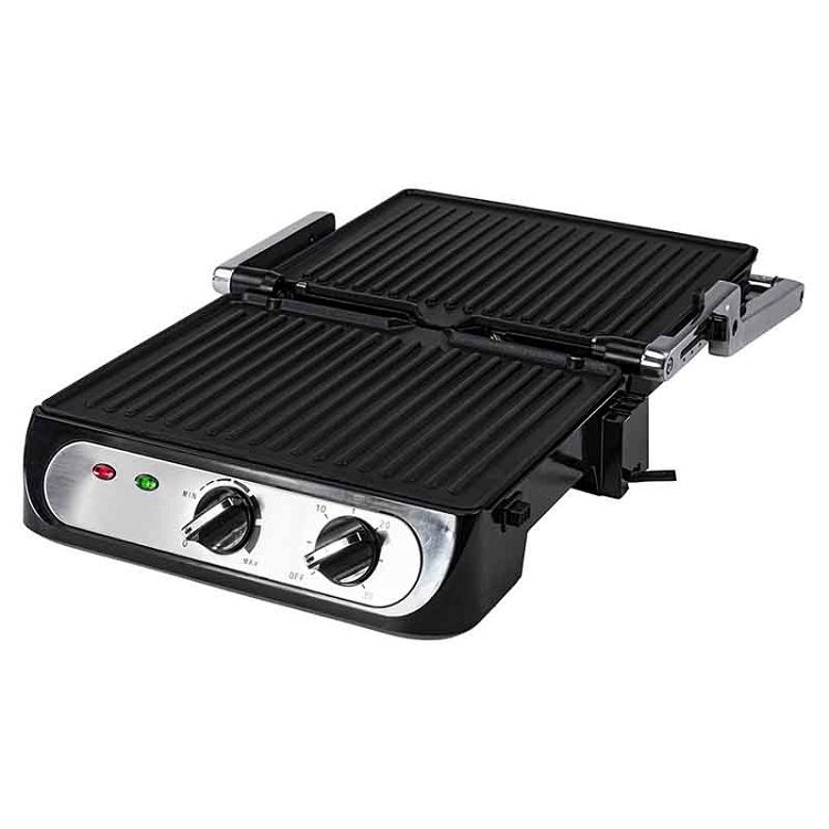 Bormann BHA3400 Τοστιέρα Γκριλιέρα με Αποσπώμενες Πλάκες 2000W Γκρι