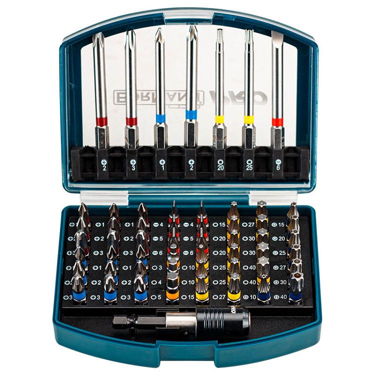 BORMANN Pro BHT1610 Σετ Μύτες & Αντάπτορας, Ατσάλι S2, 56τμχ