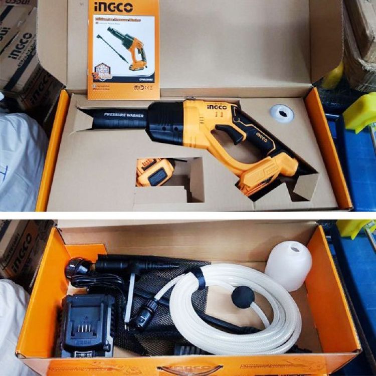 Πλυστικό Μηχάνημα Υψηλής Πίεσης Μπαταρίας 20V Li-Ion CPWLI20082 INGCO