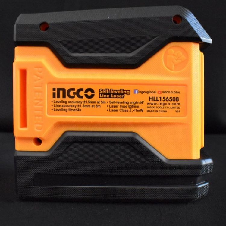 Αυτοαλφαδιαζόμενο Laser Σταυρού 2 Ακτίνων HLL156508 INGCO