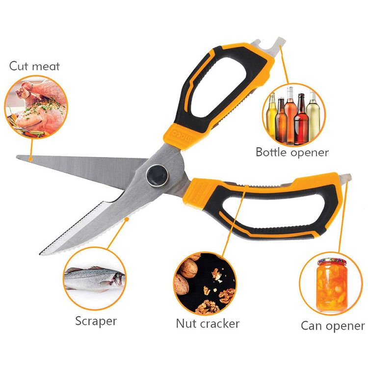 Ψαλίδι Κουζίνας 5 Λειτουργιών HSCRS822251 INGCO