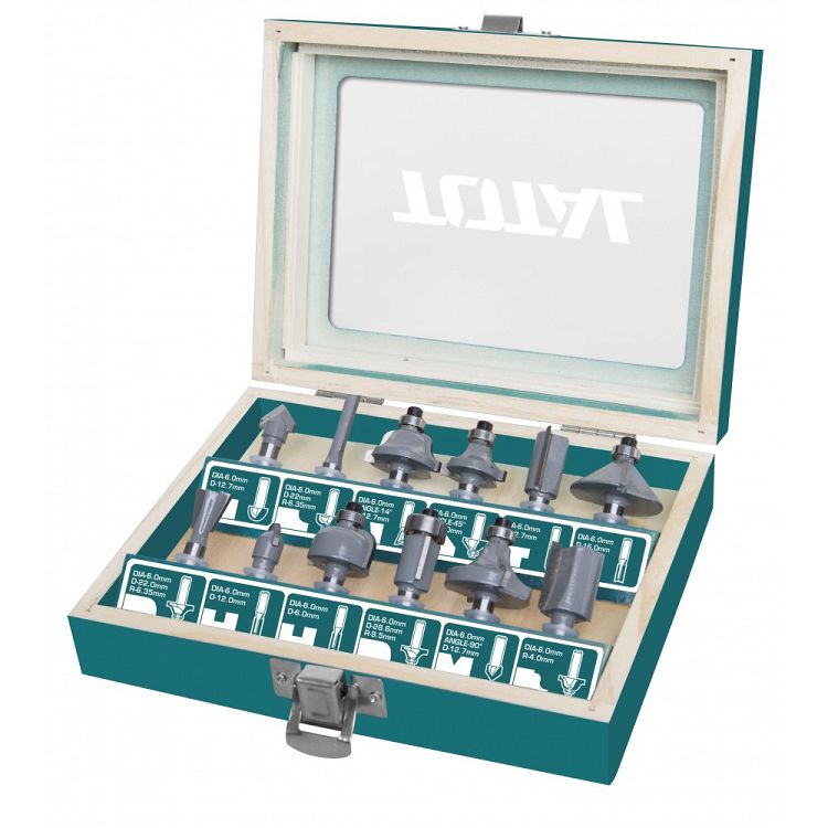 TOTAL ΣΕΤ ΜΑΧΑΙΡΙΑ ΡΟΥΤΕΡ 12ΤΕΜ (TACSR0121)