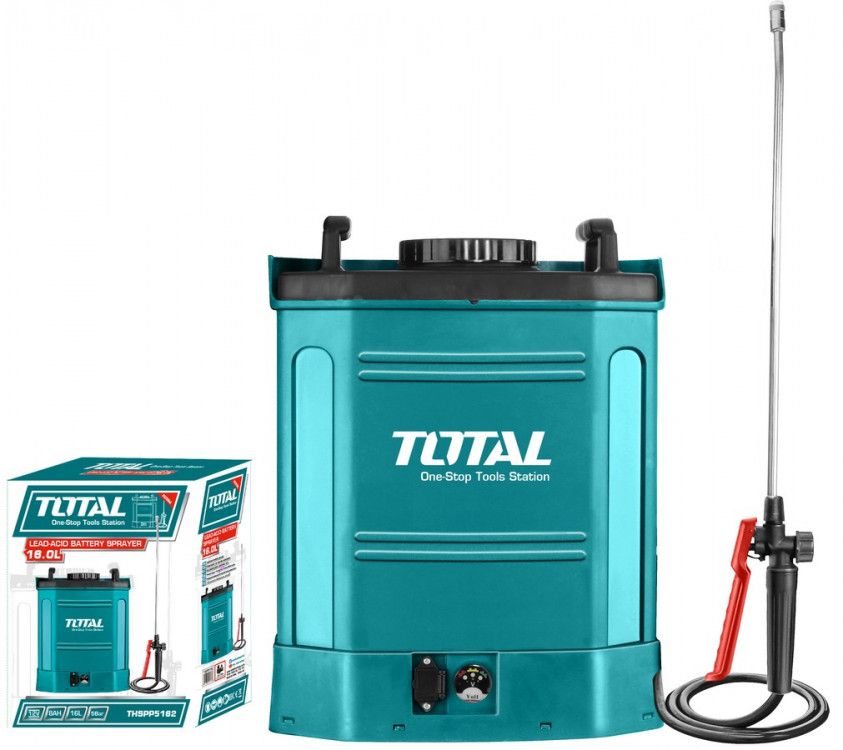 ΨΕΚΑΣΤΗΡΑΣ ΜΠΑΤΑΡΙΑΣ ΠΛΑΤΗΣ 12V 16LT (THSPP5162) TOTAL