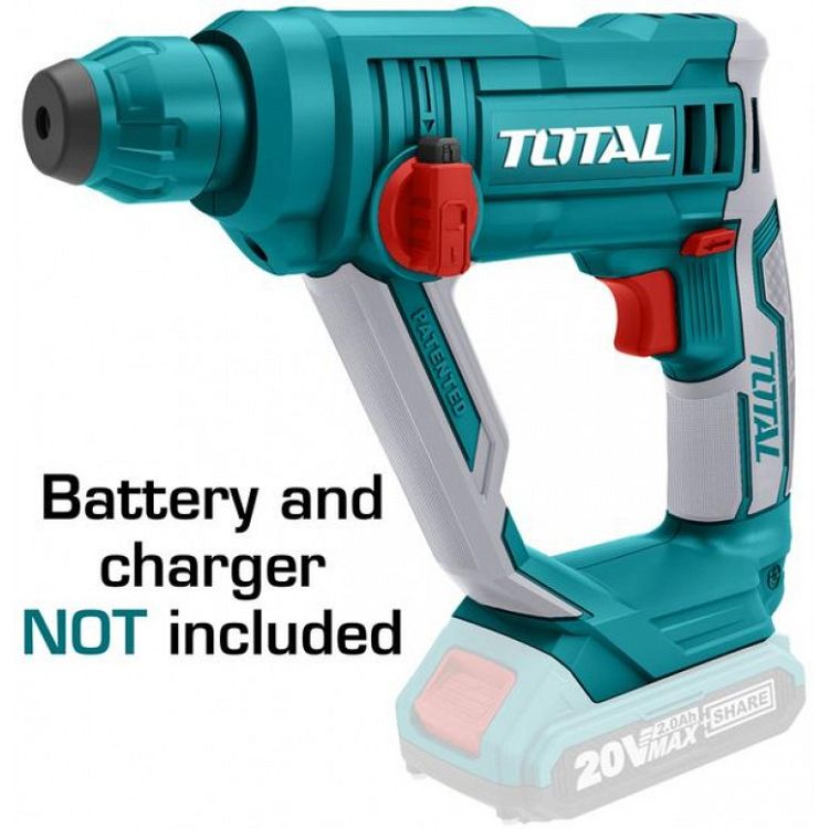 TOTAL ΠΝΕΥΜΑΤΙΚΟ ΠΙΣΤΟΛΕΤΟ ΜΠΑΤ.Li-ion 20V ΧΩΡΙΣ ΜΠΑΤΑΡΙΑ & ΦΟΡΤΙΣΤΗ (TRHLI1601)