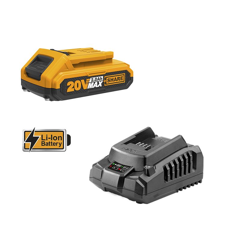 Ingco CGTLI20301 Χορτοκοπτικό Μπαταρίας Ώμου / Χειρός 20V 2Ah 3kg