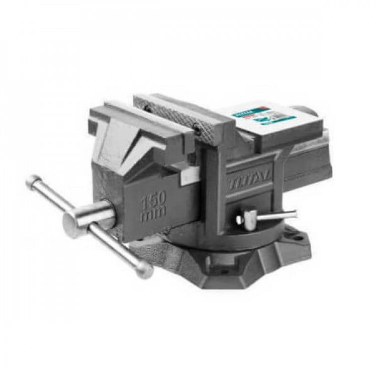 TOTAL Μέγγενη Πάγκου Περιστρεφόμενη 6" 150mm (THT6166)