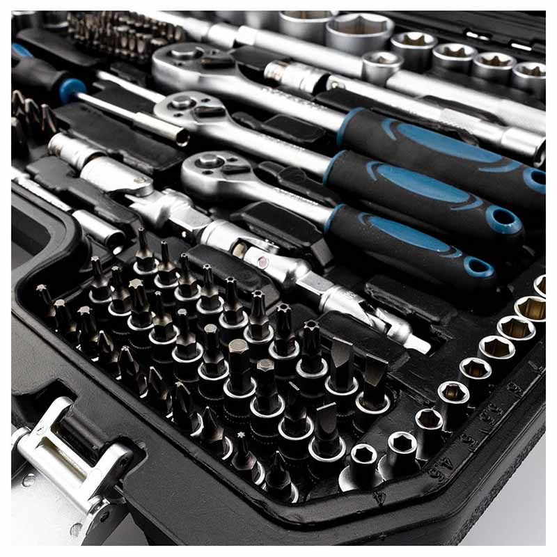 BORMANN Pro BHT5220 ΚΑΡΥΔΑΚΙΑ 1/2'', 1/4'' & 3/8'' ΜΕ ΚΑΣΤΑΝΙΑ ΚΑΙ ΠΡΟΕΚΤΑΣΗ 215ΤΕΜ (028246)