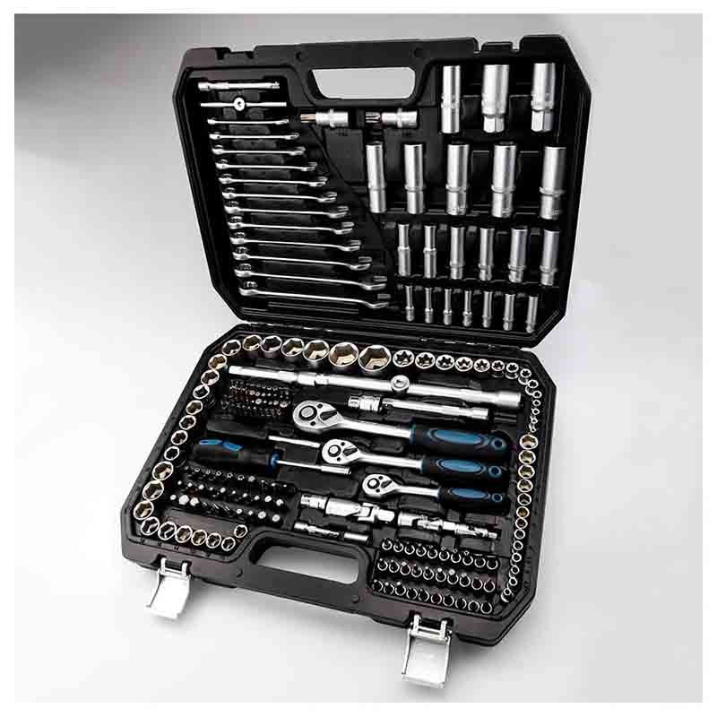 BORMANN Pro BHT5220 ΚΑΡΥΔΑΚΙΑ 1/2'', 1/4'' & 3/8'' ΜΕ ΚΑΣΤΑΝΙΑ ΚΑΙ ΠΡΟΕΚΤΑΣΗ 215ΤΕΜ (028246)