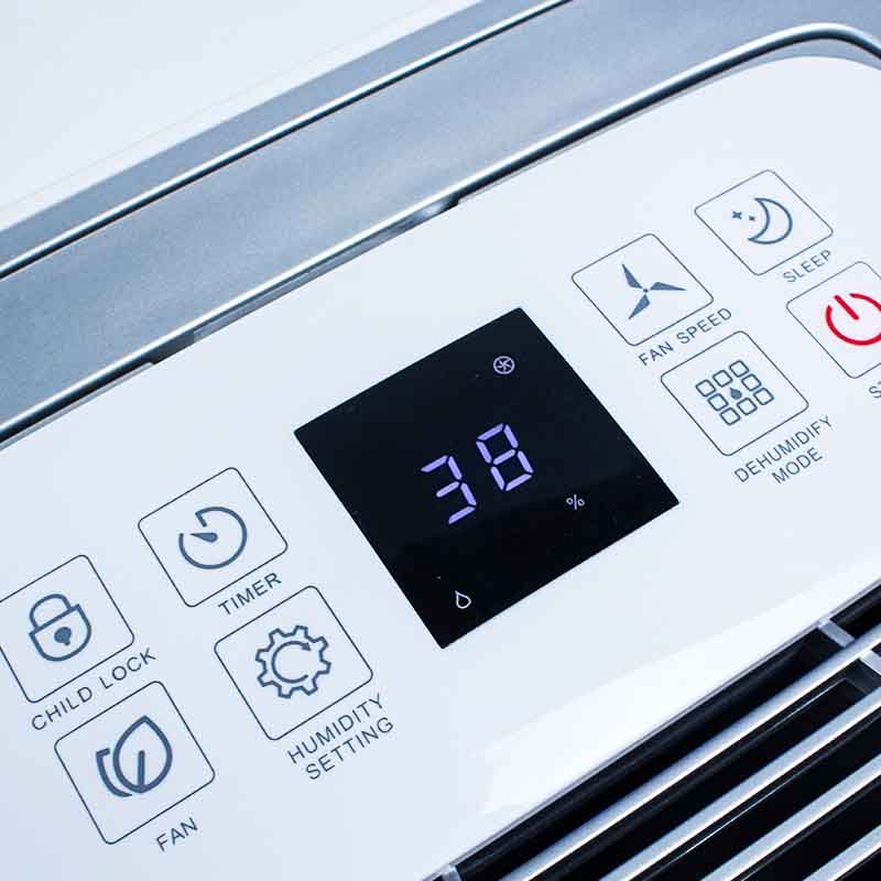 Αφυγραντήρας με Οθόνη LED και Φίλτρο Άνθρακα (R290) 20L/Day 420W BEH2800 Bormann ELITE 030751