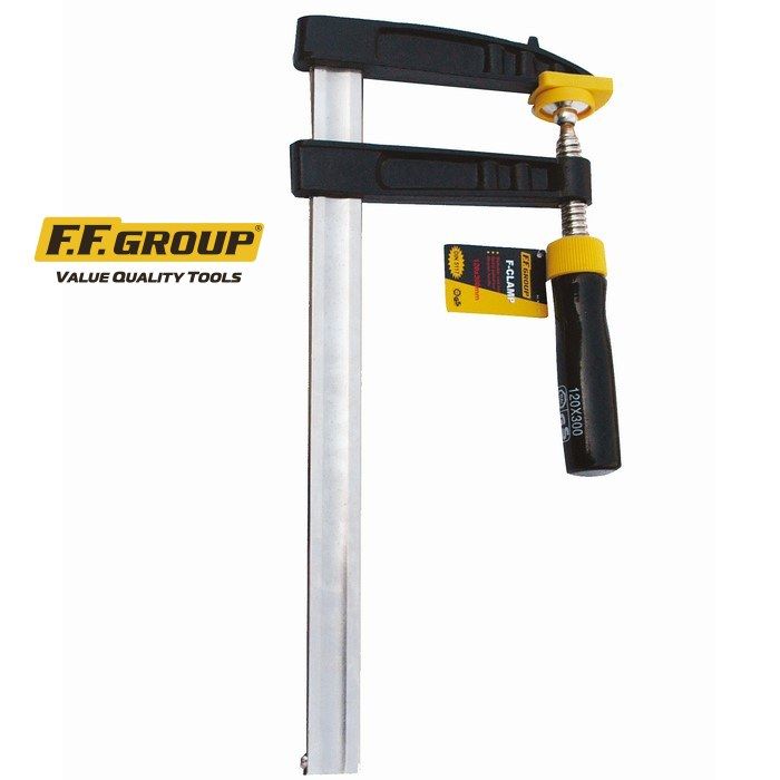 F.F. Group 22914 Σφιγκτήρας Τύπου "F" με Μέγιστο Άνοιγμα 200mm 120x200mm