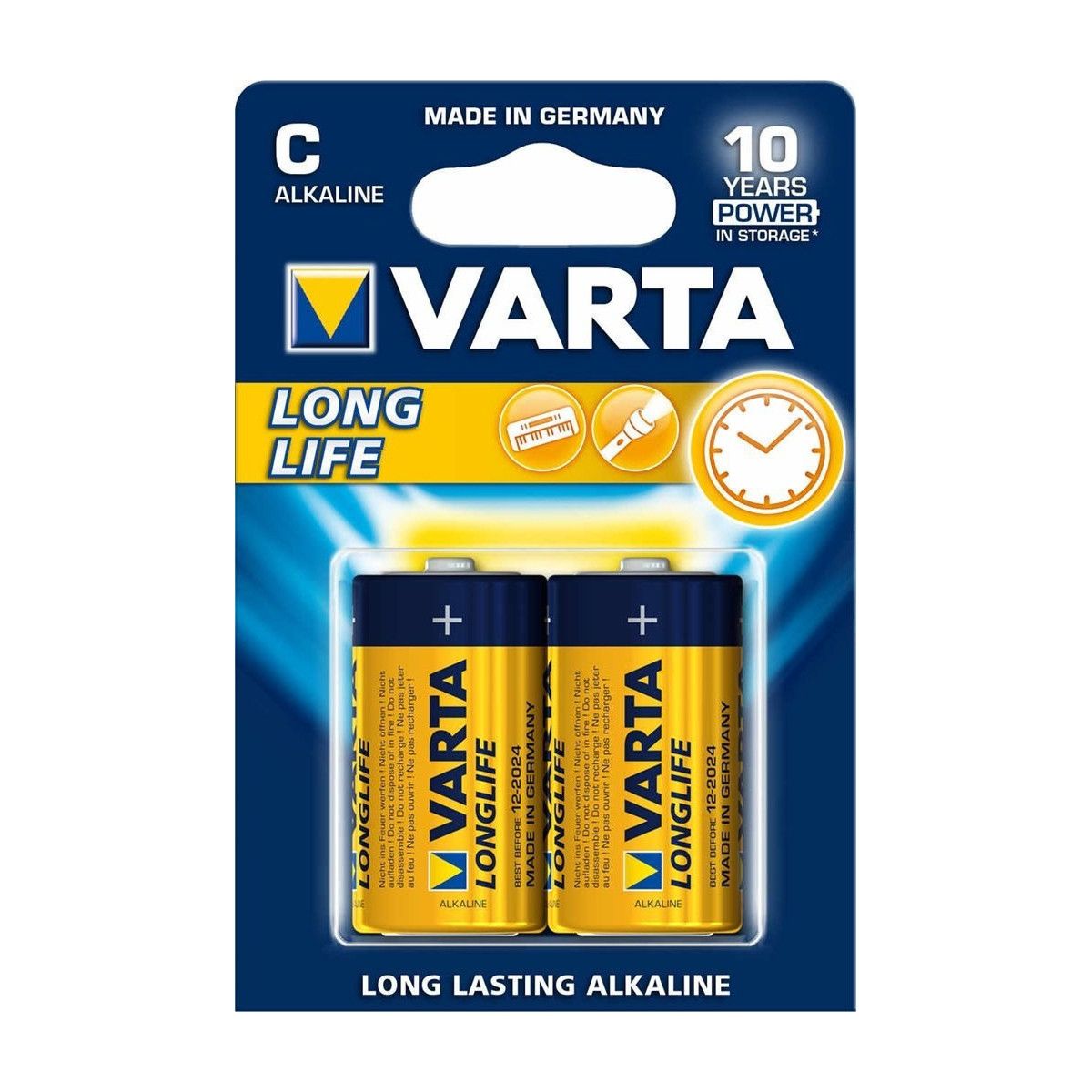 ΜΠΑΤΑΡΙΑ ΑΛΚΑΛΙΚΗ LONG LIFE EXTRA MEΣΑΙΑ C (2 TMX)