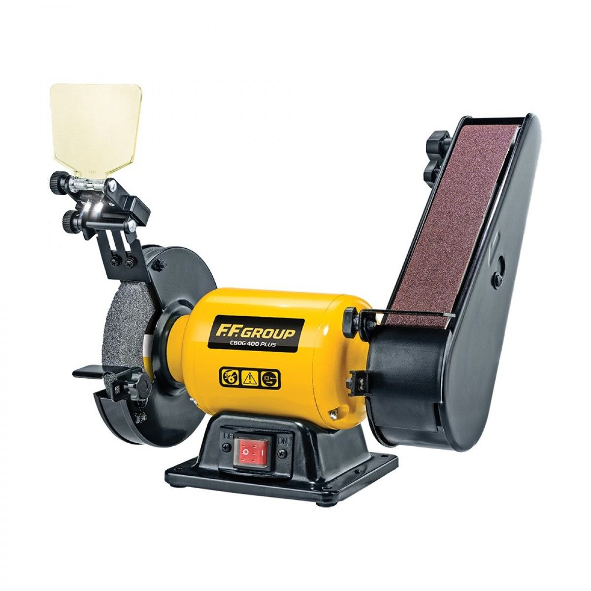 F.F. Group Δίδυμος Τροχός με Ταινιολειαντήρα 400W CBBG 400 PLUS 45524