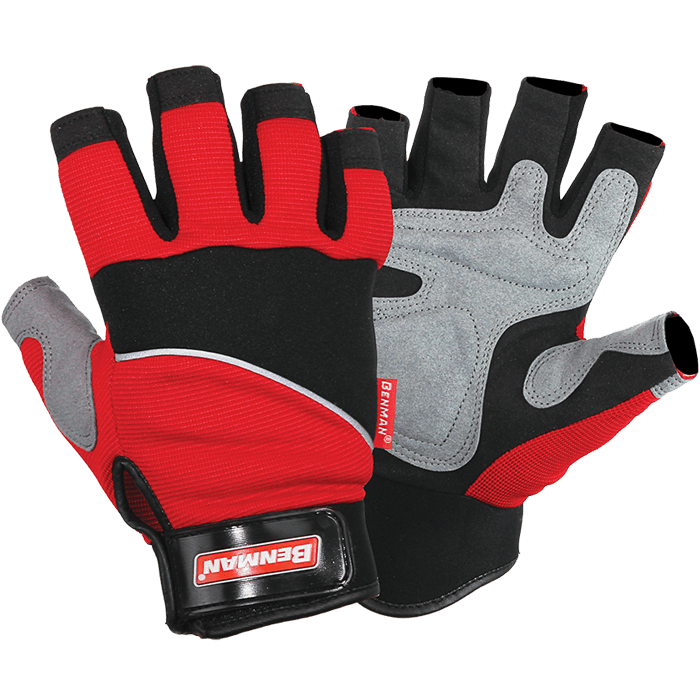 ΓΑΝΤΙΑ ΔΕΡΜΑ+ΕΝΙΣΧΥΣΗ+VELCRO L BENMAN