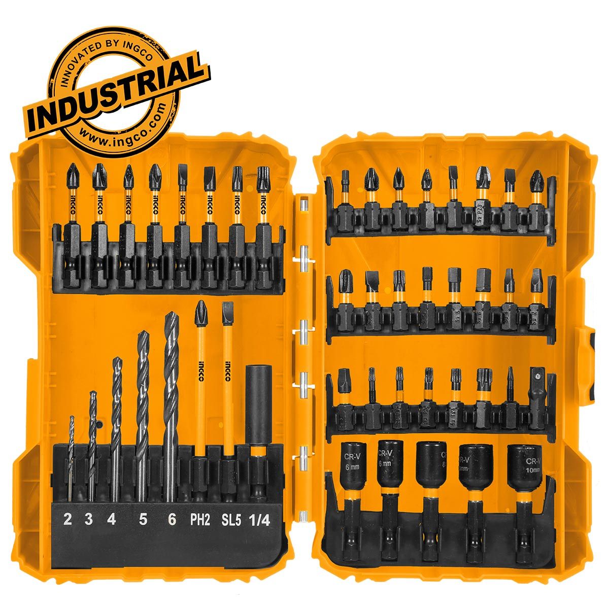 Επαγγελματικό Σετ 45 Τεμ. Μύτες AKDL24502 INGCO