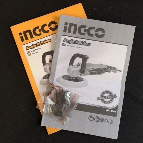 Ingco AP14008 Περιστροφικός Αλοιφαδόρος 1400W με Ρύθμιση Στροφών