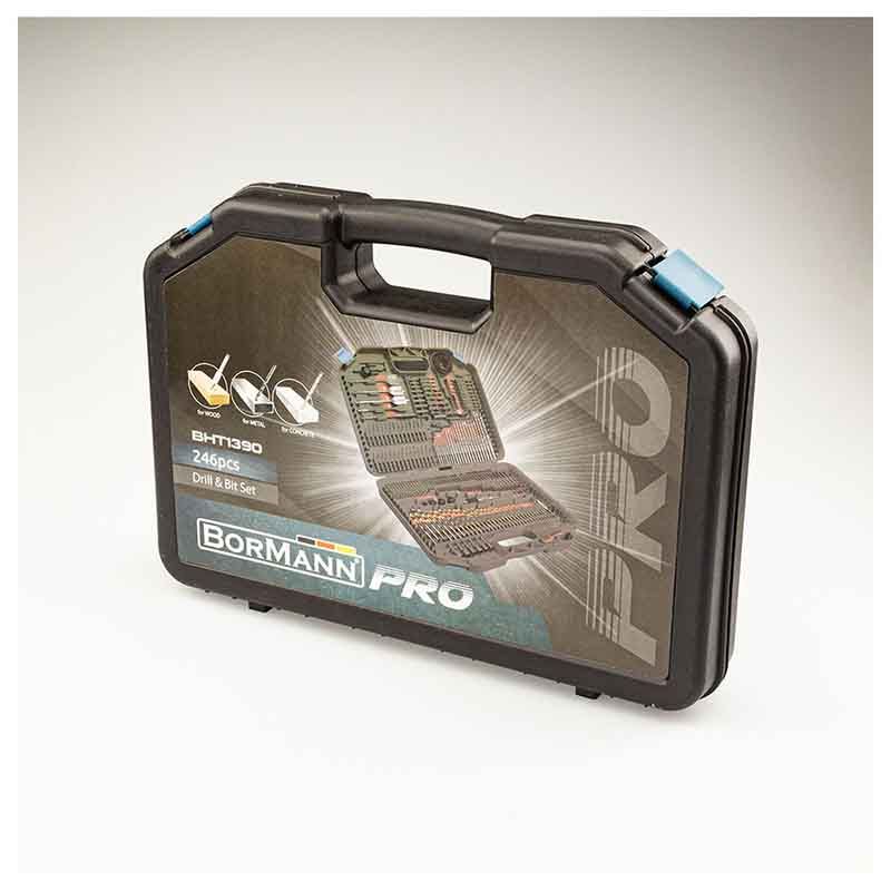 Bormann Σετ Τρυπάνια Μύτες, Ποτηροτρύπανα & Καρυδομύτες BHT1390 Pro 246τμχ