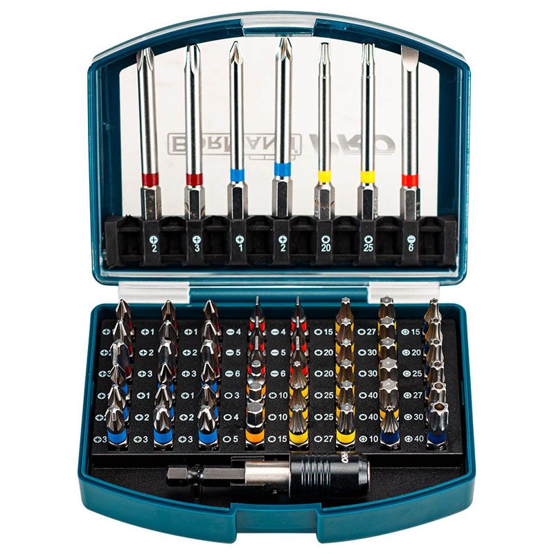 BORMANN Pro BHT1610 Σετ Μύτες & Αντάπτορας, Ατσάλι S2, 56τμχ