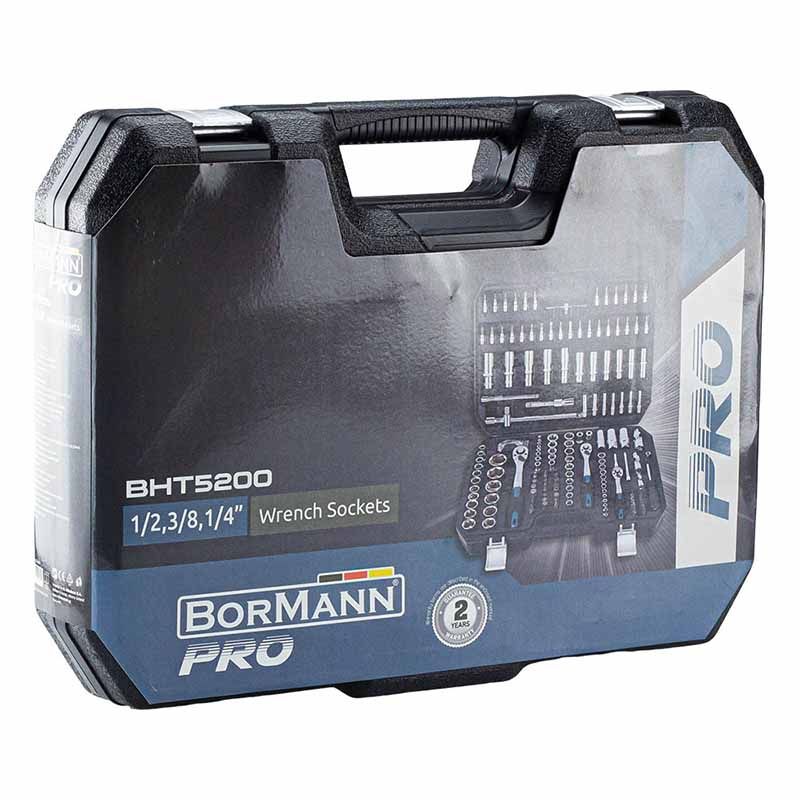 Bormann BHT5200 Σετ Κασετίνα με Καρυδάκια 1/2'', 1/4'' & 3/8'' Τεμάχια 182 | 024699