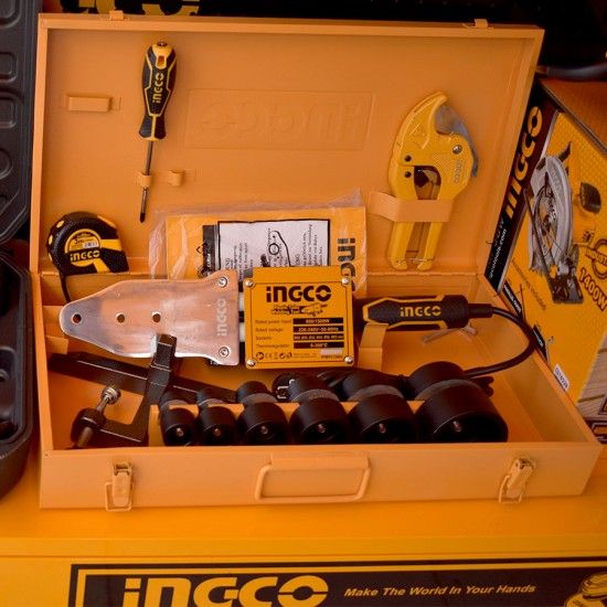 Θερμοκόλληση Επαγγελματική Πλαστικών Υδραυλικών Σωλήνων INGCO PTWT215002