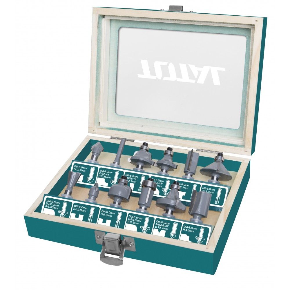 TOTAL ΣΕΤ ΜΑΧΑΙΡΙΑ ΡΟΥΤΕΡ 12ΤΕΜ (TACSR0121)