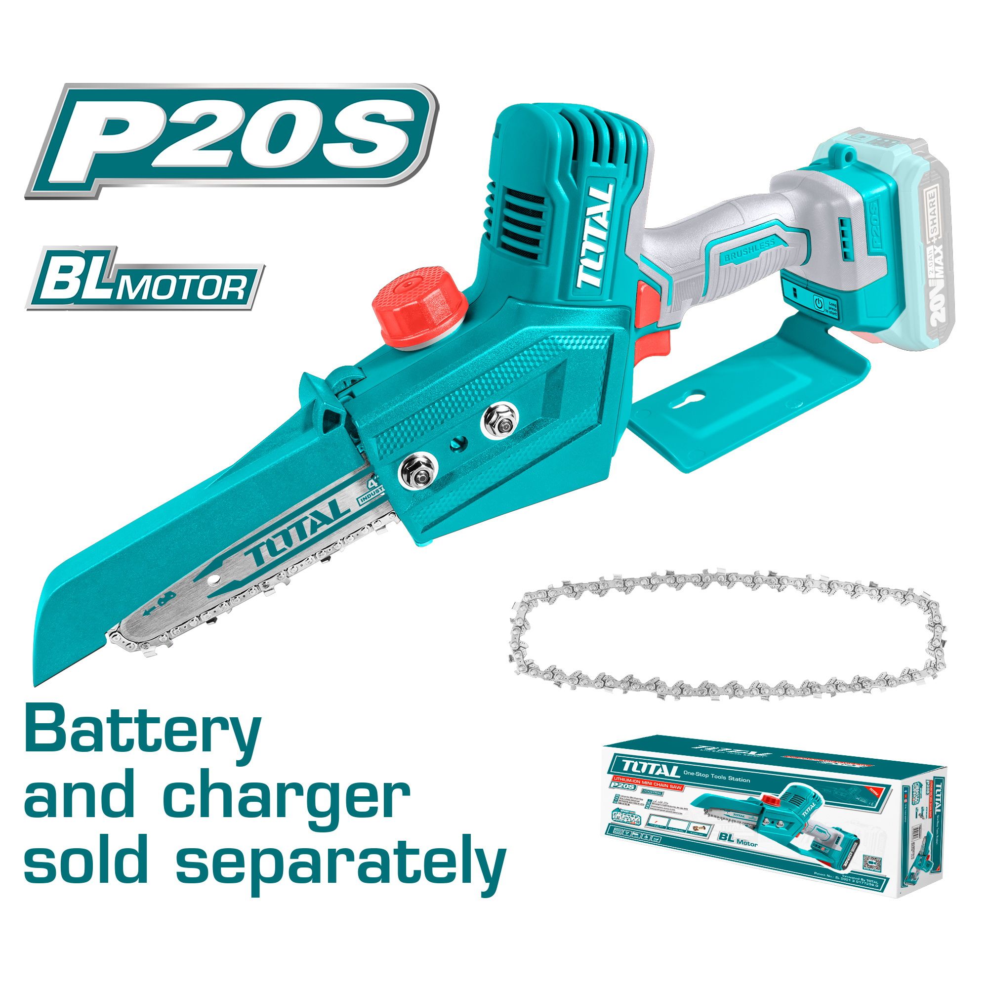 ΑΛΥΣΟΠΡΙΟΝΟ ΚΛΑΔΕΥΤΙΚΟ ΕΠΑΓΓ. TOTAL ΜΠΑΤ.Li-ion 20V (TGSLI2068)