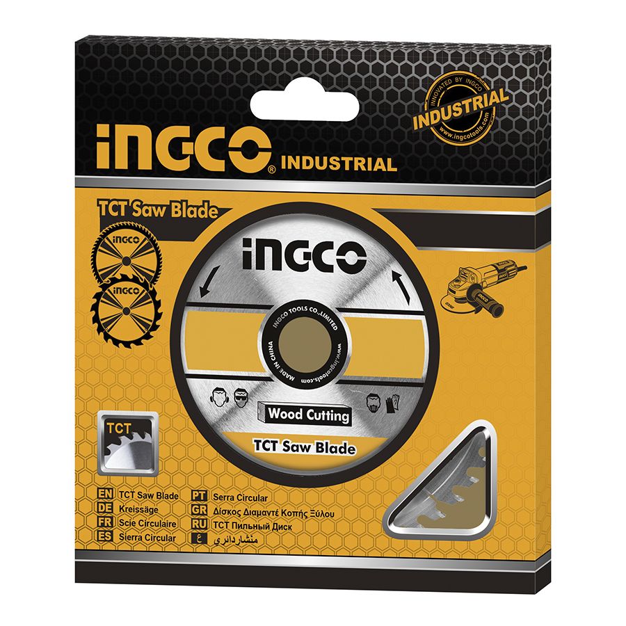 ΔΙΣΚΟΣ ΓΩΝΙΑΚΟΥ ΤΡΟΧΟΥ ΞΥΛΟΥ INGCO 115MM T40 (TSB111555)