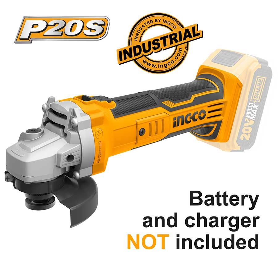 Ingco CAGLI1151 Τροχός 115mm Μπαταρίας Solo