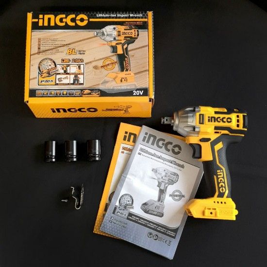 Επαγγελματικό Μπουλονόκλειδο Μπαταρίας 20V Li-Ion Solo CIWLI20010 INGCO