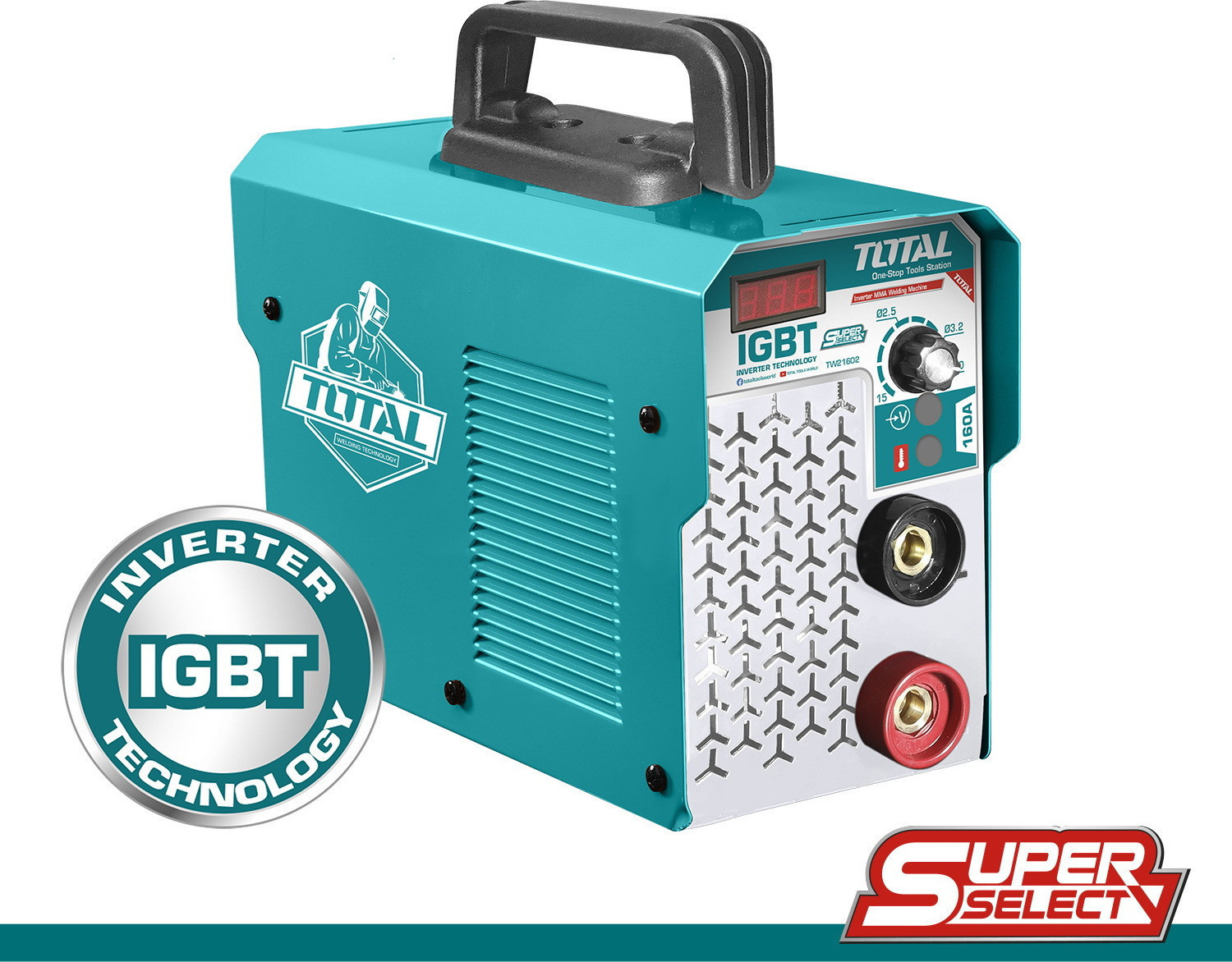 ΗΛΕΚΤΡΟΚΟΛΛΗΣΗ INVERTER 230V 160A SUPER SELECT (TW21602) TOTAL